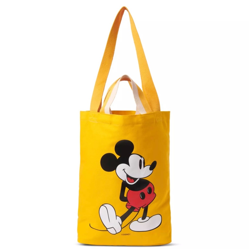 NWT Disney Yellow Mickey Mouse Tote Bag